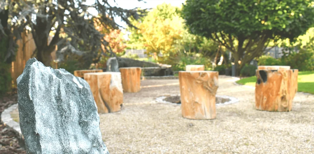 miejsce na palenisko w ogrodzie