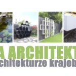 Nowoczesny ogród z pergolą, tarasem i paleniskiem jako przykłady małej architektury ogrodowej