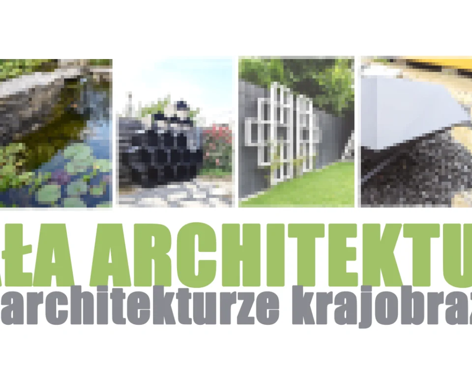 Nowoczesny ogród z pergolą, tarasem i paleniskiem jako przykłady małej architektury ogrodowej