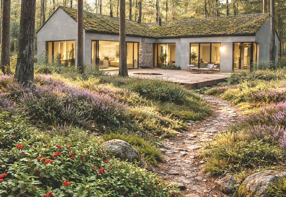 Funkcjonujący ogród samoregulujący się oparty na naturalnym ekosystemie