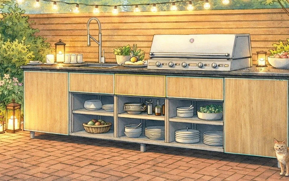 Kompletny poradnik dotyczący kuchni zewnętrznych.